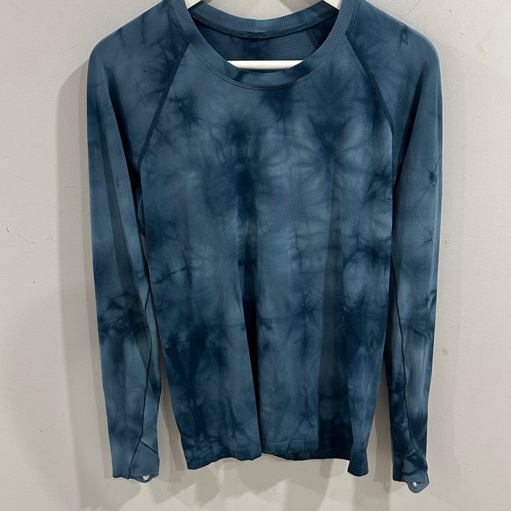 lululemon athletica Navy Tie-Dye Sweatshirt 8 - Picture 2 of 5